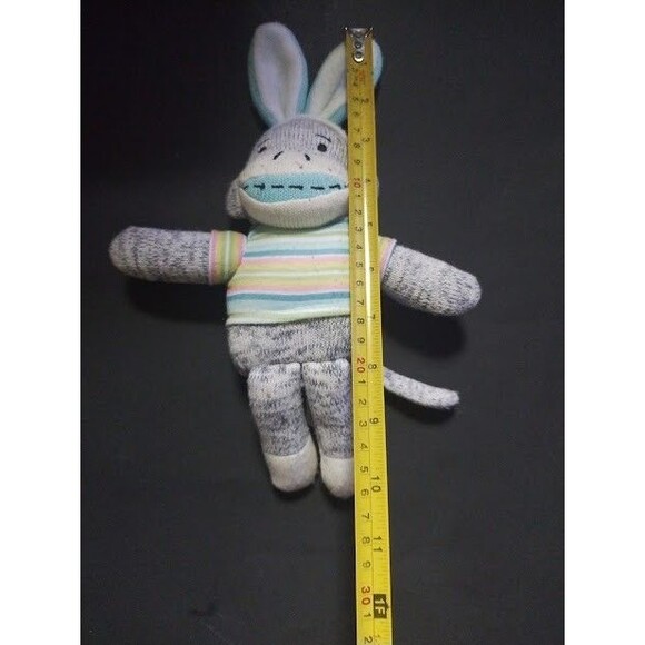 Dan Dee Sock Monkey !0 in. Plush Stuff Animal - Picture 9 of 11